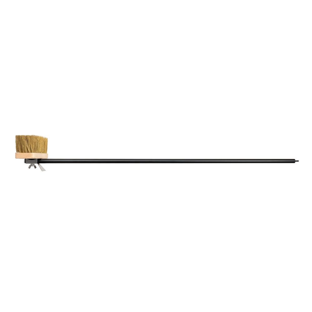Browne Napolitani Brass Bristles On Wooden Head Rotating Oven Brush, 59 Inch