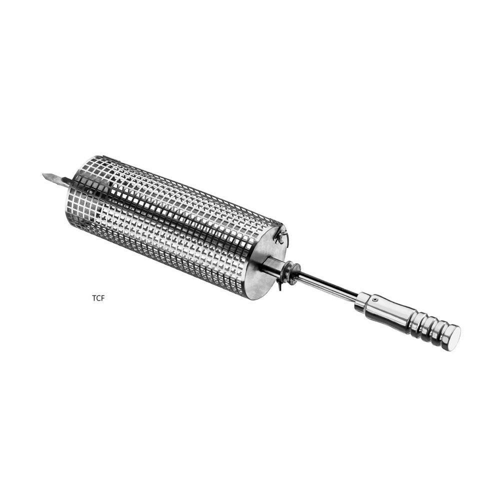 Tomasi Stainless Steel Drum To Be Attached To Existing Skewers, 12.5 X 4.4 Inch