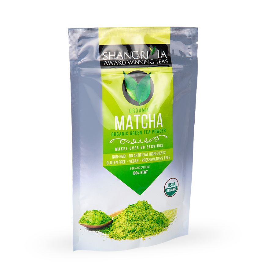 Shangri La Tea Organic Matcha Green Tea Powder, 100 Grams