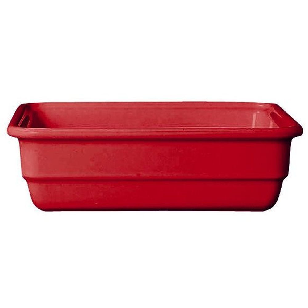 Emile Henry Recton Cherry 1/3 Size Gn Container, 4.9 Qt Capacity