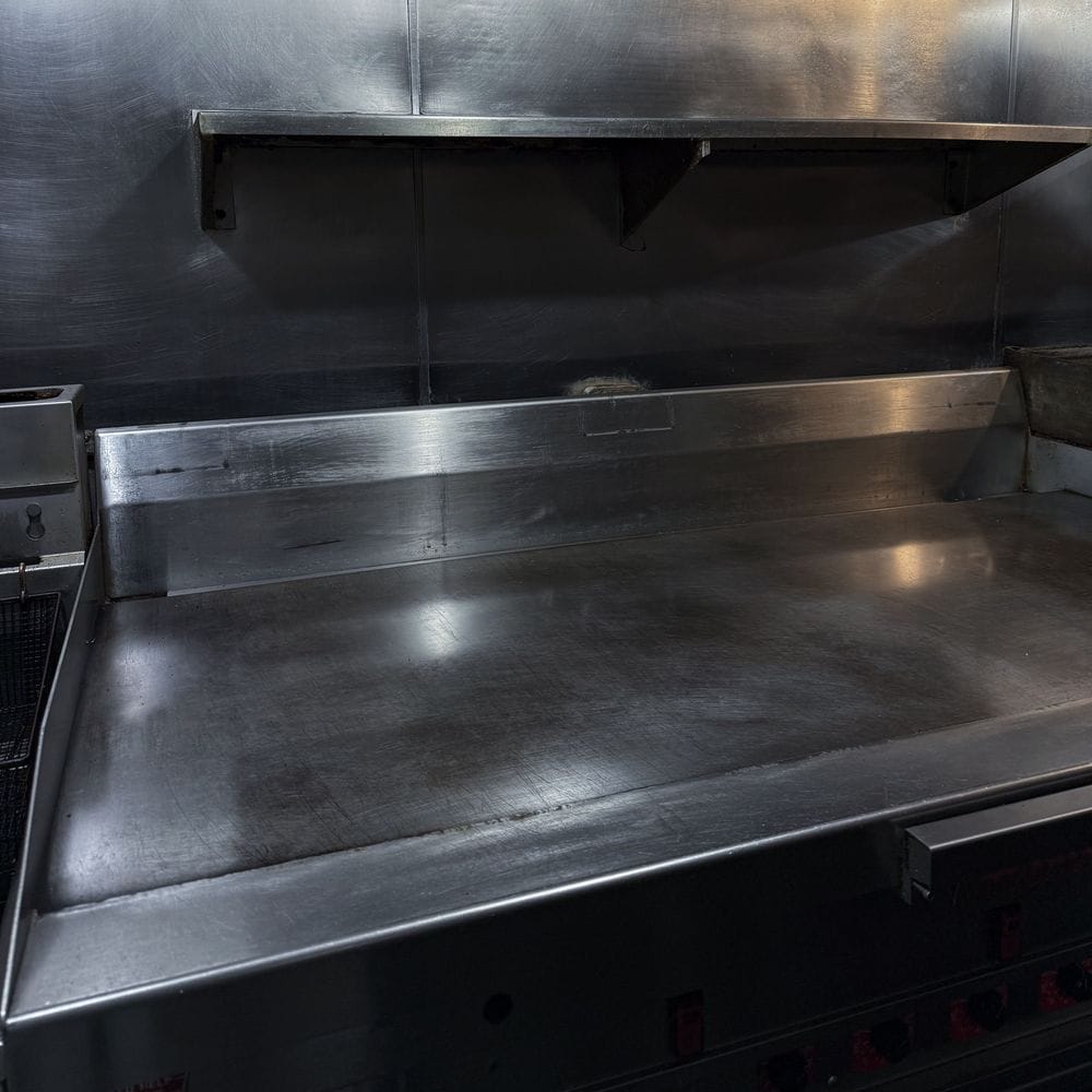 Grill Advantage Backsplash Extender For Garland Brand Griddles Only, 24 Inch