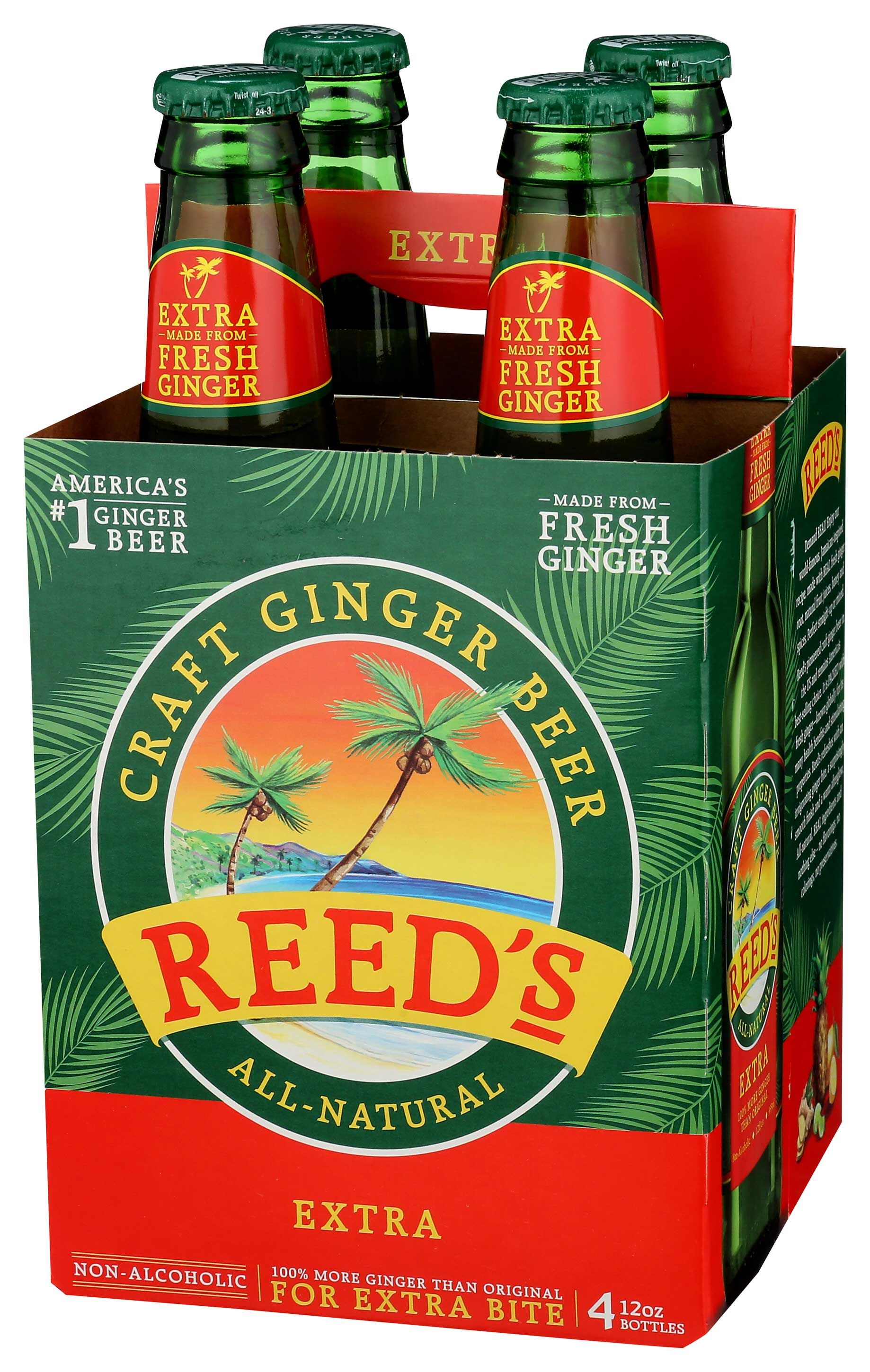 Reed's Extra Ginger Brew, 48 Ounce -- 6 Per Case