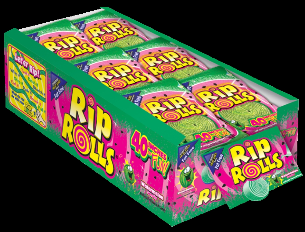 Rip Rolls - Watermelon, 1.4 Ounce -- 288 per case.
