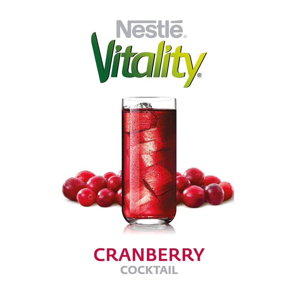 Nestle Vitality Cranberry Juice Concentrate, 3 Liter Bottle -- 3 per case