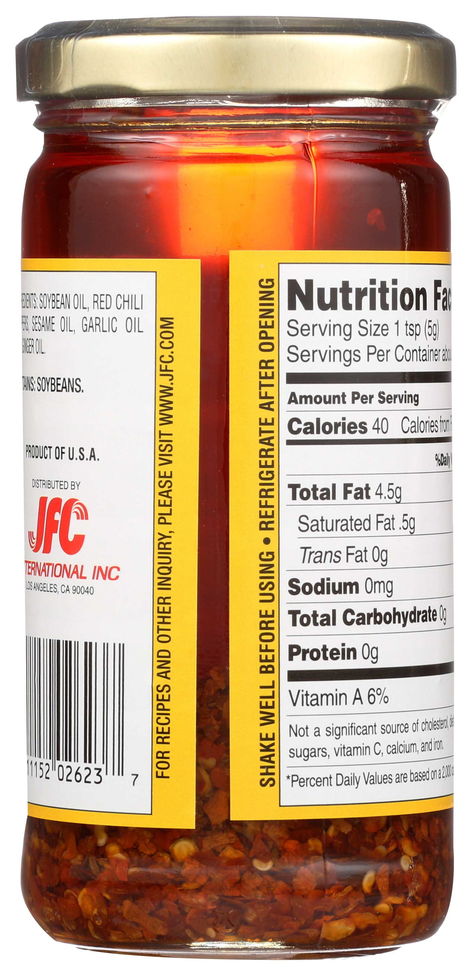 Dynasty Hot Chili Oil, 5.5 Ounce -- 12 Per Case