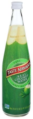 Taste Nirvana Real Coconut Water, 23.6 Fluid Ounce -- 6 per case.