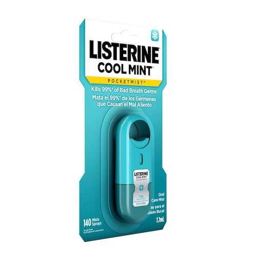 Listerine Pocketmist Cool Mint Oral Care Mist, 7.7 Ml -- 36 Per Case