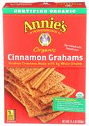 Annies Homegrown Organic Cinnamon Graham Cracker, 14.4 Ounce -- 12 per case