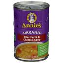 Annies Homegrown Organic Star Pasta and Chicken Soup, 14 Ounce -- 12 per case