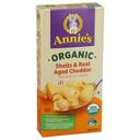 Annies Homegrown Organic Shells and Real Aged Cheddar Macaroni and Cheese, 6 Ounce -- 12 per case