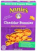 Annies Homegrown Organic Cheddar Bunnies Baked Snack Cracker, 7.5 Ounce -- 12 per case