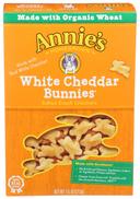 Annies Homegrown Organic White Cheddar Bunnies Baked Snack Cracker, 7.5 Ounce -- 12 per case