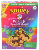 Annies Homegrown Organic Friends Bunny Grahams Snacks, 11.25 Ounce -- 6 per case