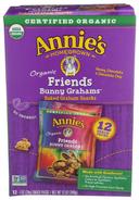 Annies Homegrown Organic Friends Bunny Grahams Snack, 1 Ounce - 12 count per pack -- 4 packs per case