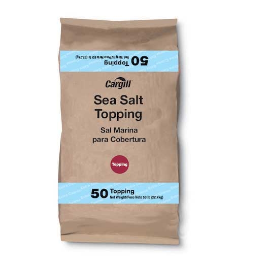 Cargill Coarse Sea Salt Topping, 50 Pound
