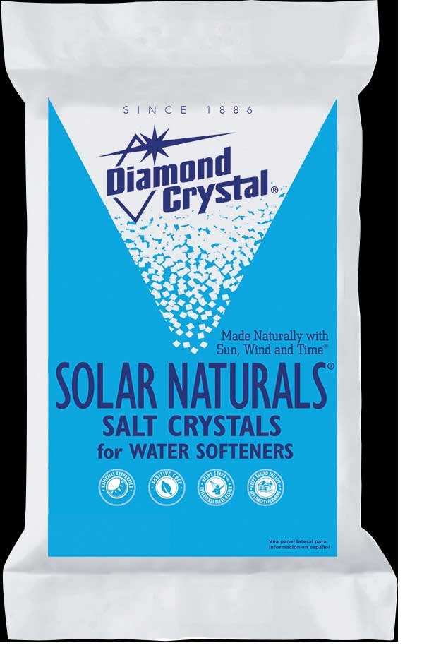 Diamond Crystal Solar Naturals Water Softener Salt, 50 Pound