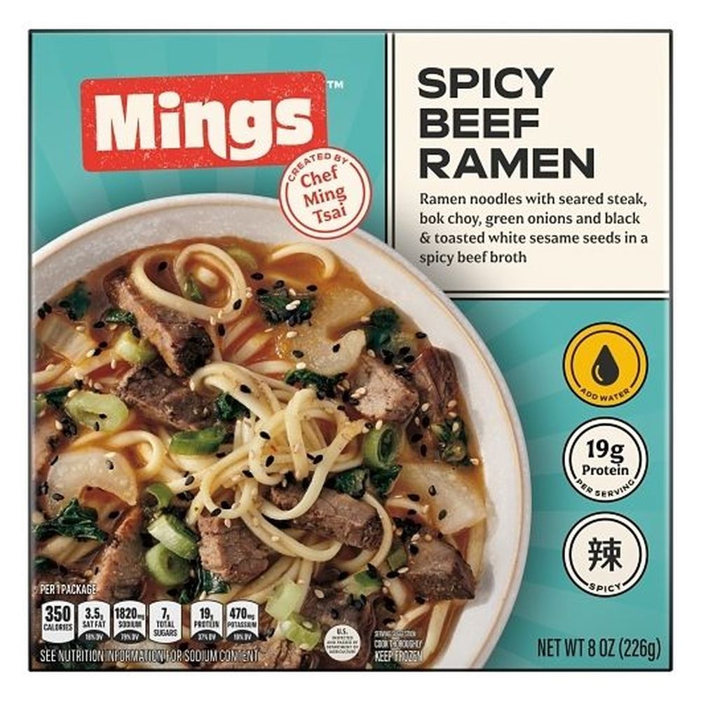 Mings Spicy Beef Ramen, 8 Ounce -- 10 per case