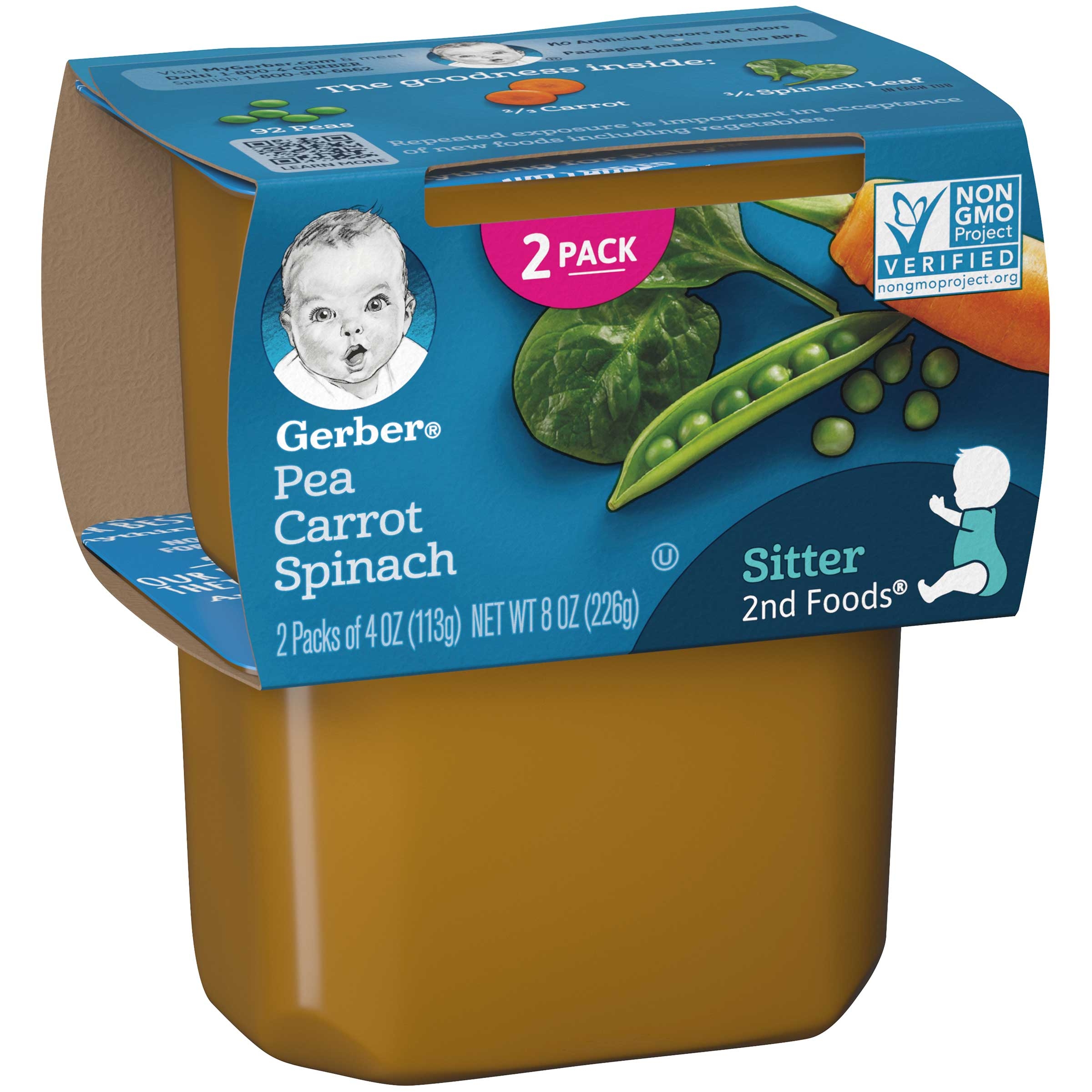 Gerber 2nd Foods Garden Vegetable Baby Food, 8 Ounce -- 8 per case.