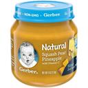 Gerber 2nd Foods Natural Pear Squash Pineapple Puree Baby Food, 4 Ounce Jar -- 10 per case