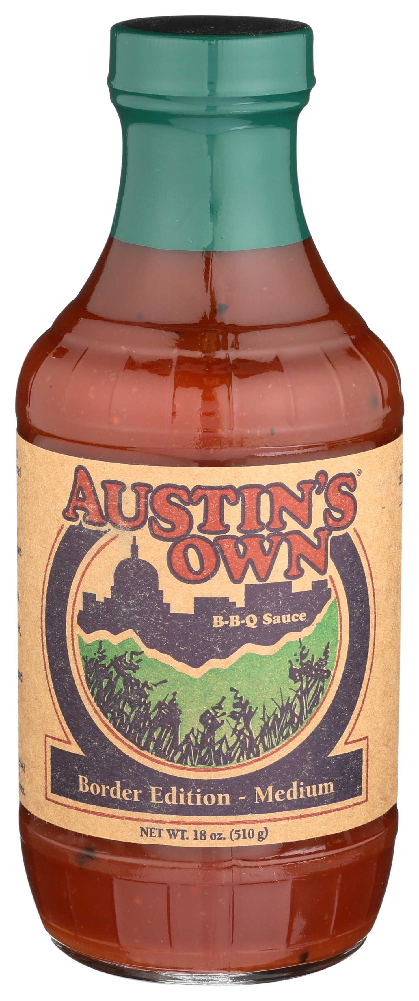 Austin's Own Border Edition Medium Bbq Sauce, 18 Ounce -- 6 Per Case