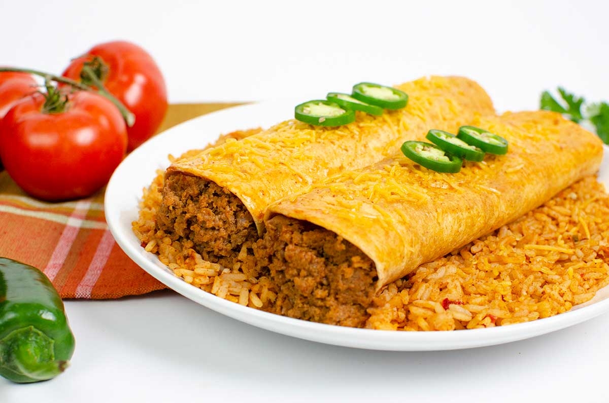 Taste Traditions Enchilada - Beef Spiced Shell, 6 Ounce -- 24 per case.