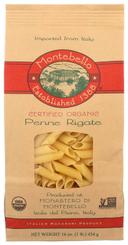 Montebello Organic Penne Rigate Pasta, 1 Pound -- 12 per case