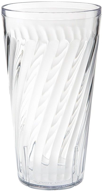 Get Enterprises San Plastic Tahiti Clear Tumbler, 32 Ounce -- 72 Per Case