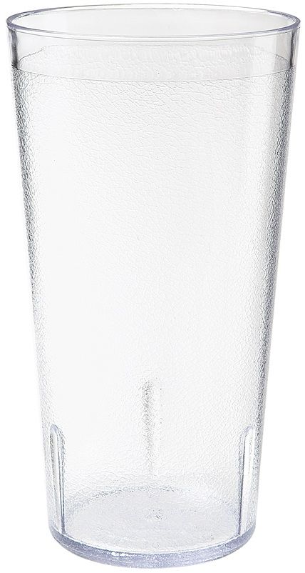 Get Enterprises San Plastic Clear Textured Tumbler, 32 Ounce -- 48 Per Case