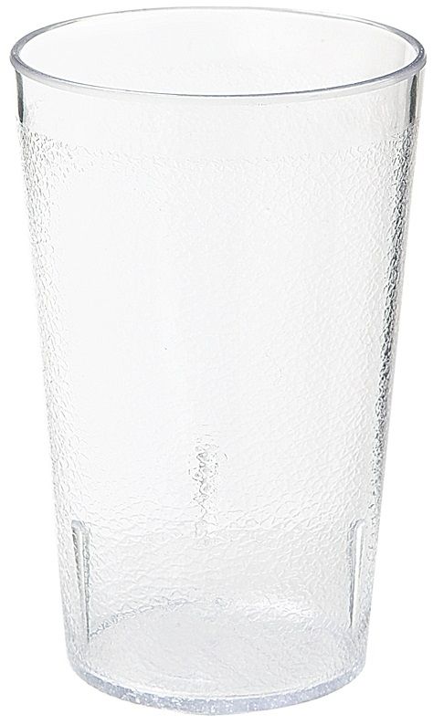 Get Enterprises San Plastic Clear Textured Tumbler, 9.5 Ounce -- 72 Per Case