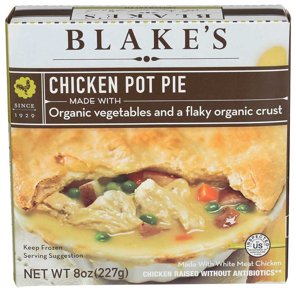 Blake's All Natural Organic Chicken Pot Pie, 8 Ounce -- 9 Per Case
