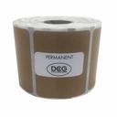 Datecodegenie 2 x 1 inch Kraft Blank Permanent Label, 4000 count