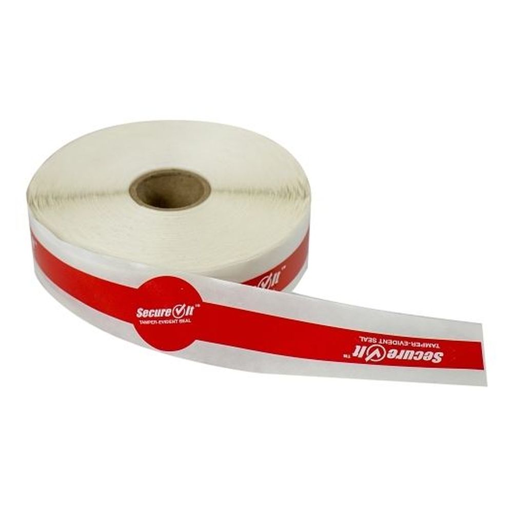 Ncco 1 x 8.5 inch Secure It Tamper Resistant Permanent Label Roll, 2 count