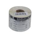 National Checking DateIt Item Date Use By Sunday Removable Food Safety Label Roll, 500 count per roll.