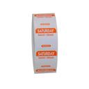 National Checking Company Dateit Orange Trilingual Permanent Label - Saturday, 1 x 1 inch -- 1000 per case.