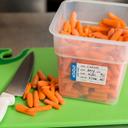 National Checking Company Dateit Blue Trilingual Item/Date/Use By Removable Label - Monday, 2 x 3 inch -- 500 per case.