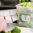 National Checking Company Dateit Green Trilingual Item/Date/Use By Removable Label - Friday, 2 x 3 inch -- 500 per case.