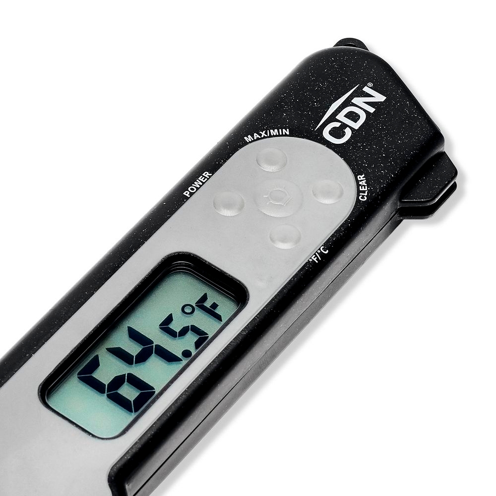 CDN Folding Thermocouple Thermometer - Black