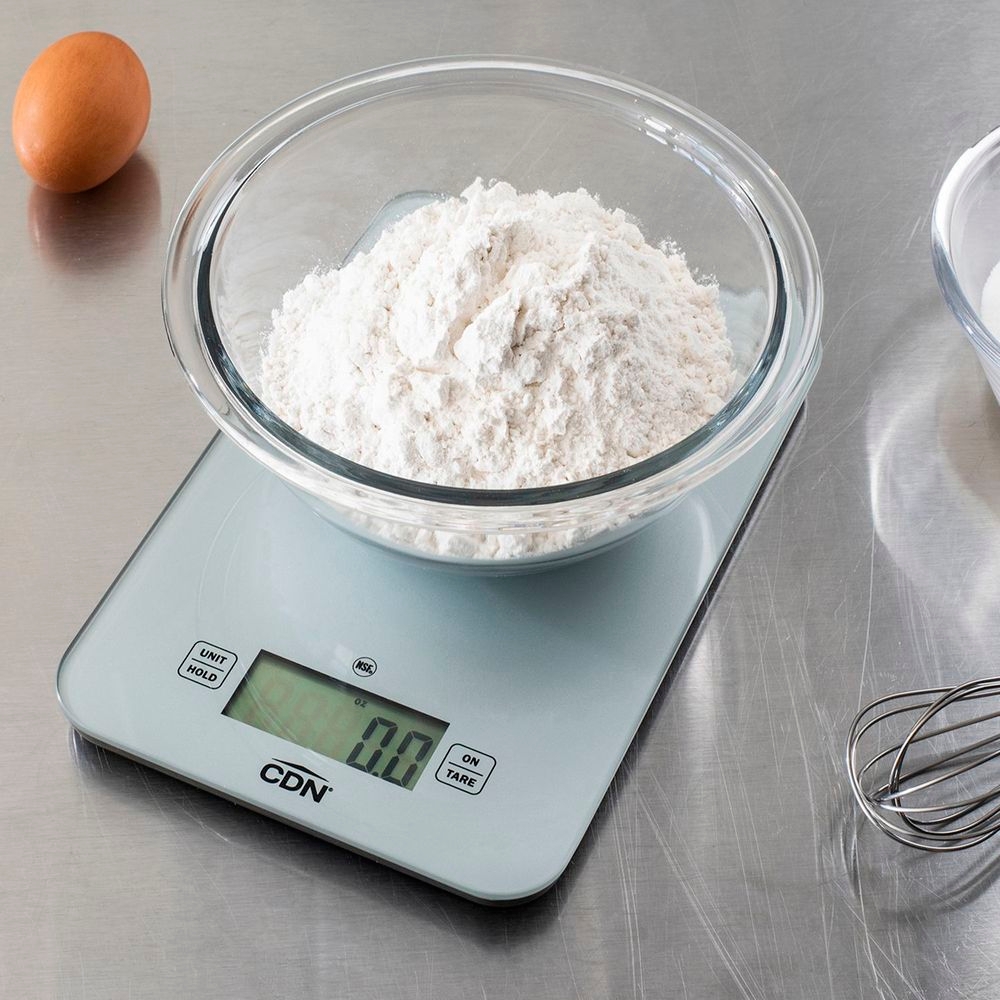 CDN NSF Digital Glass Scale, 15 lb - Black