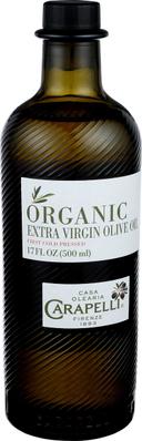 Carapelli Organic Extra Virgin Olive Oil, 17 Fluid Ounce -- 6 per case