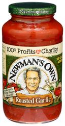 Newmans Own Roasted Garlic Pasta Sauce, 24 Fluid Ounce -- 8 per case