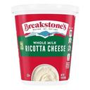 Breakstones Whole Milk Ricotta Cheese, 15 Ounce -- 12 per case