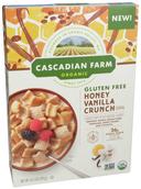 Cascadian Farm Organic Gluten Free Honey Vanilla Crunch Cereal, 10.5 Ounce -- 12 per case