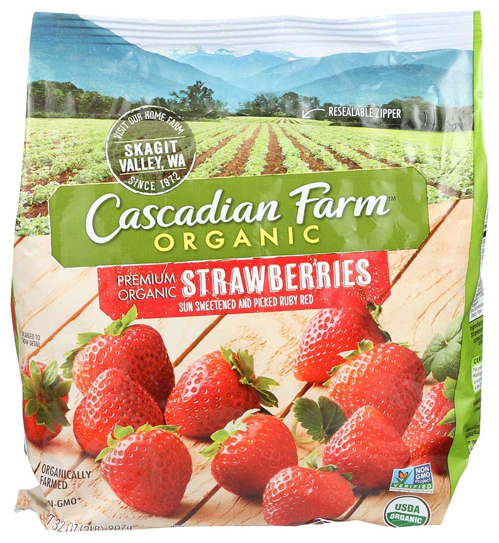 Cascadian Farm Organic Strawberries, 32 Ounce -- 6 per case
