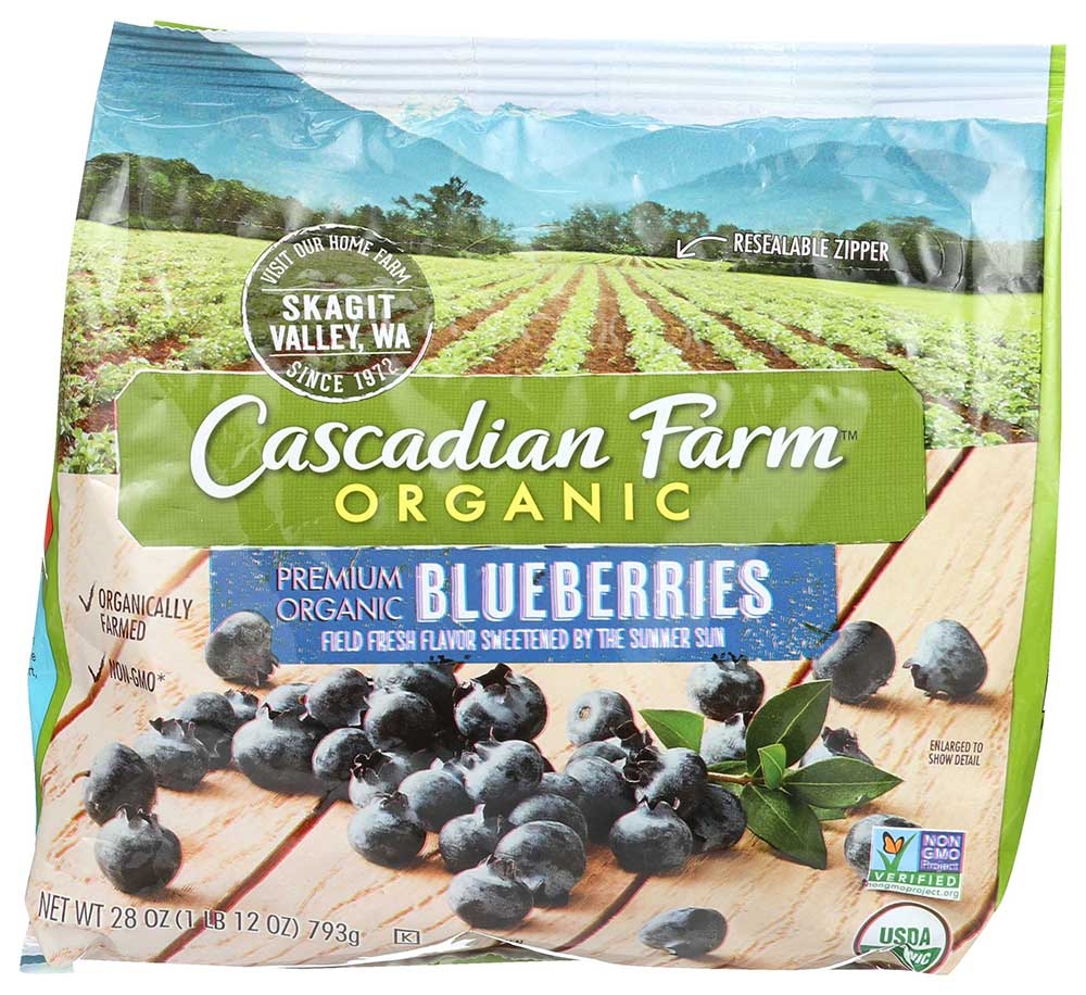 Cascadian Farm Organic Blueberries, 28 Ounce -- 6 per case