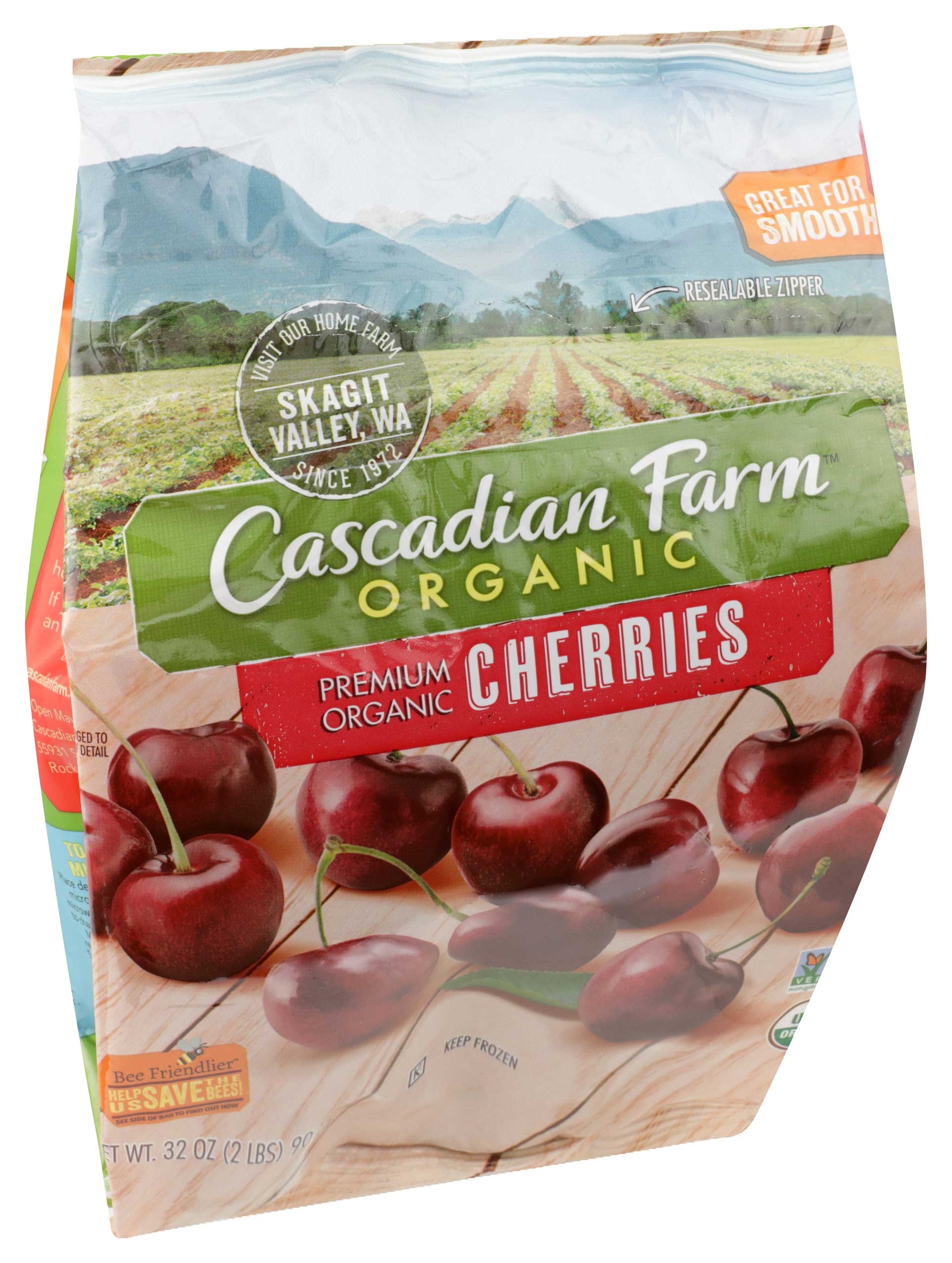 Cascadian Farm Organic Cherries, 32 Ounce -- 6 per case.