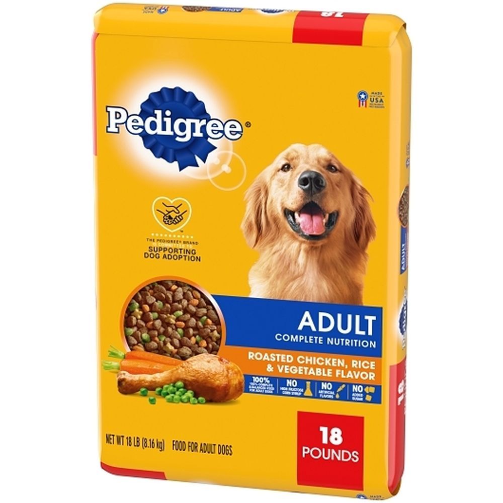Pedigree Chicken And Vegetables Adult Dry Dog Food, 18 Pound