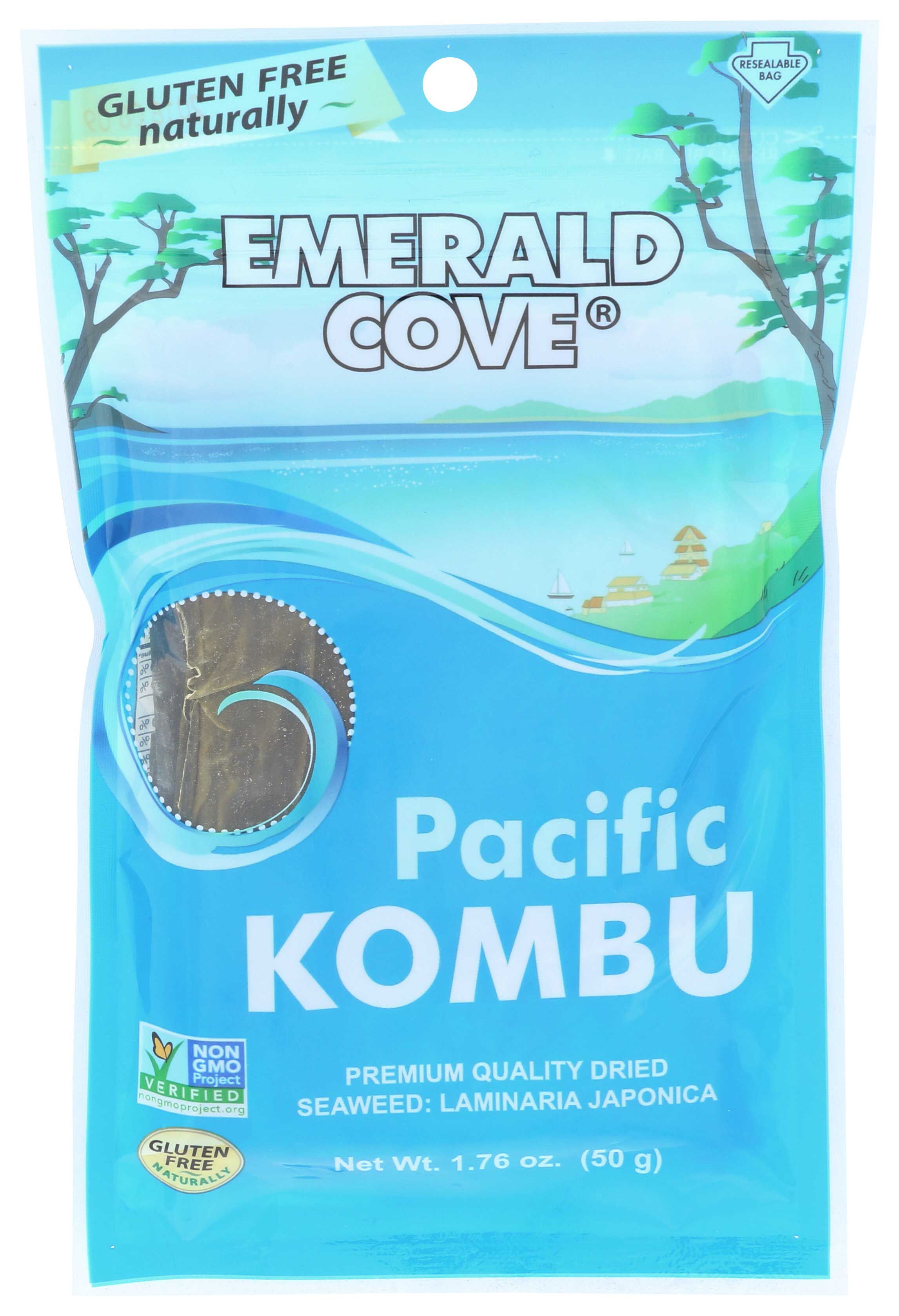 Emerald Cove Silver Grade Pacific Kombu, Sea Vegetable, 1.76 Ounce -- 6 Per Case