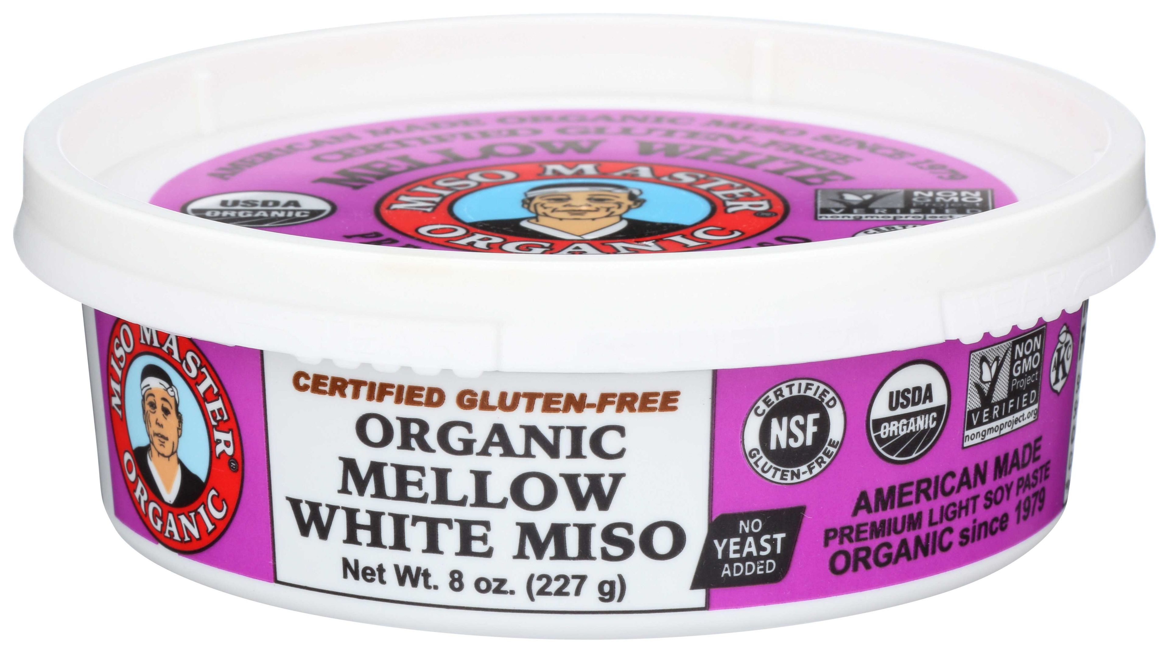 Miso Master Organic Mellow White And Dom Miso, 8 Ounce -- 6 Per Case