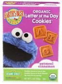 Earths Best Organic Sesame Street Cinnamon Oatmeal Cookies, 5.3 Ounce -- 6 per case.