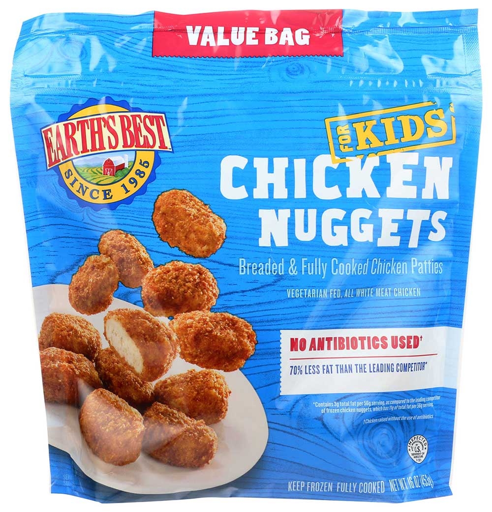 Earths Best Baked Chicken Nuggets for Kids, 16 Ounce -- 6 per case